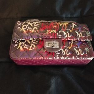 woman/ young lady's graffiti handbags